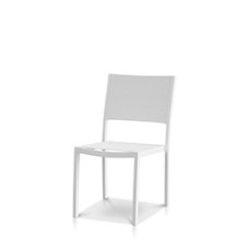 Dining Side Chair Tex White Frame / White Phifertex Sling